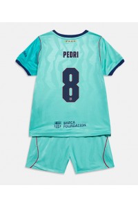 Barcelona Pedri Gonzalez #8 Babyklær Tredje Fotballdrakt til barn 2026-27 Korte ermer (+ Korte bukser)